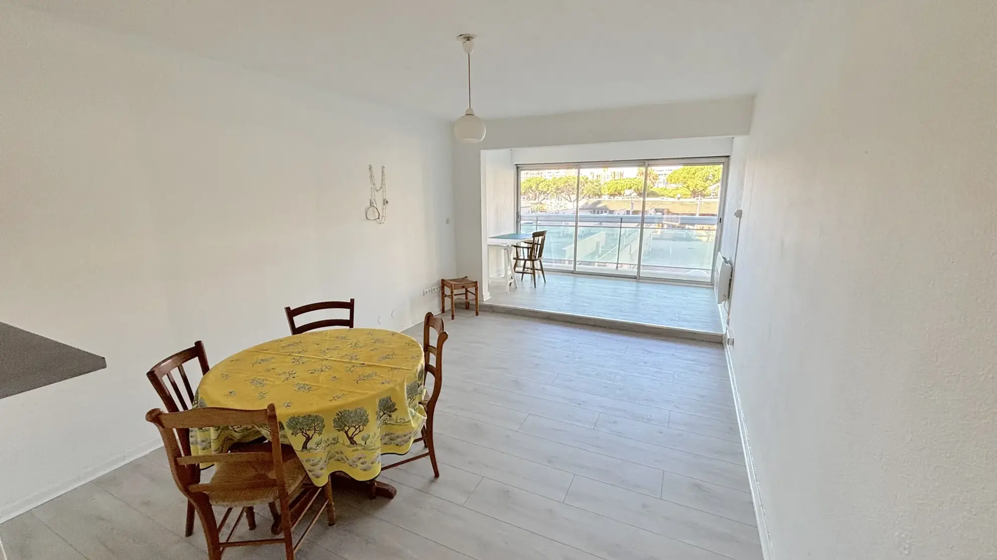 Vente d'un appartement F2 à Carnon-Plage avec loggia et vue port 