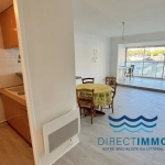 Vente d'un appartement F2 à Carnon-Plage avec loggia et vue port