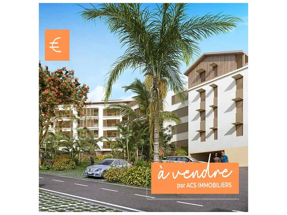 Appartement T3 neuf avec terrasse et vue mer à Fort-de-France - Résidence Belvédère du Fort 