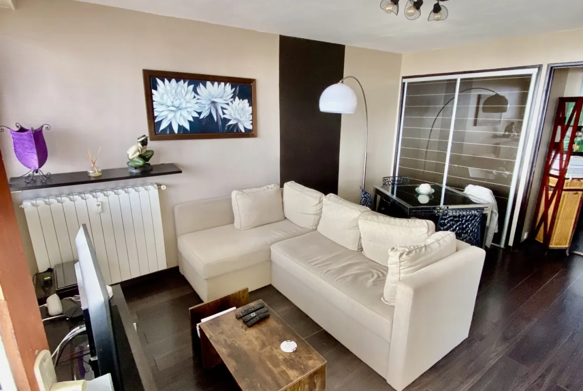 Appartement T2 avec terrasse et vue mer à Cannes – Résidence de standing 