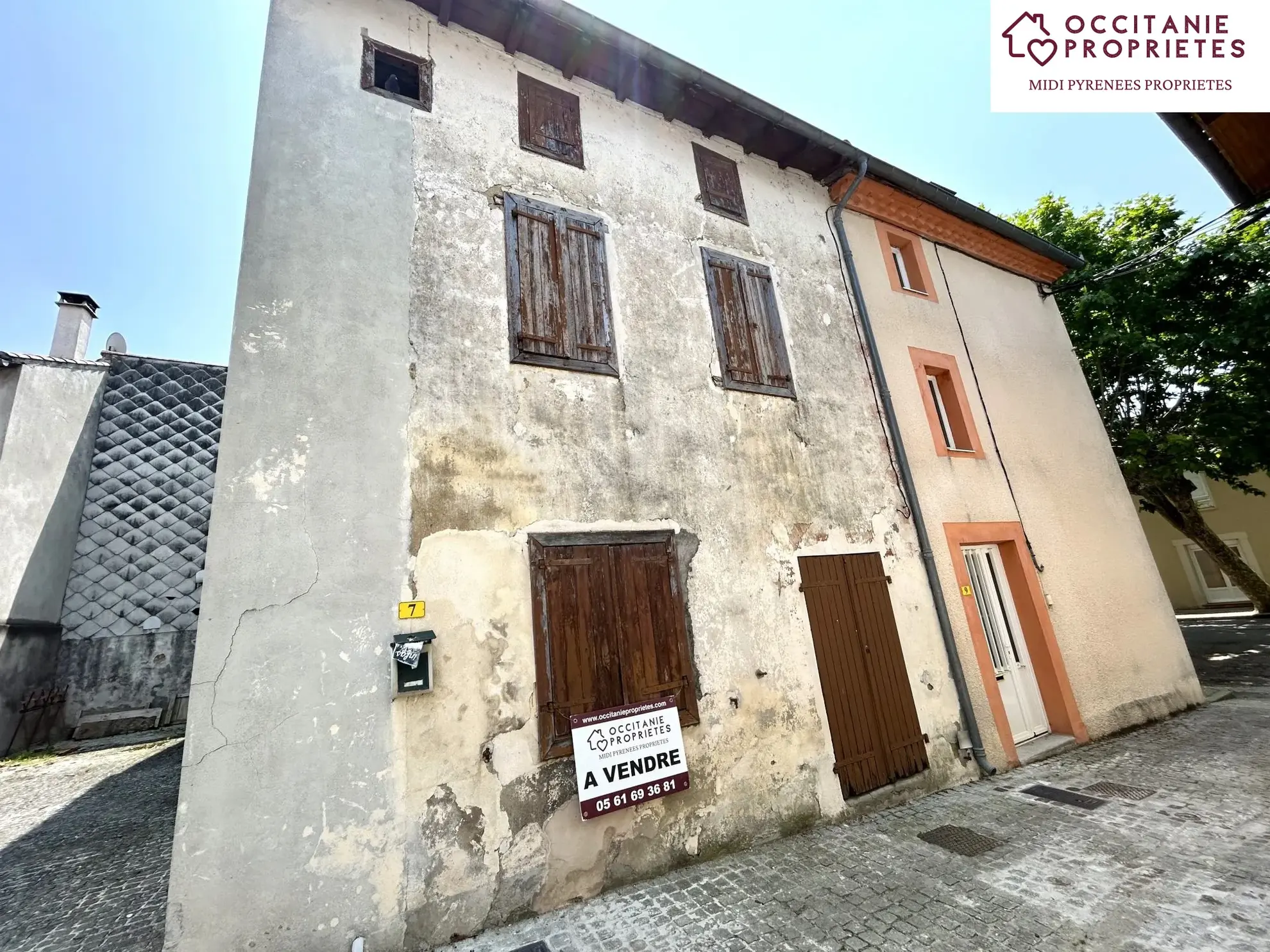 Maison de village à vendre à Le Fossat avec potentiel de rénovation 