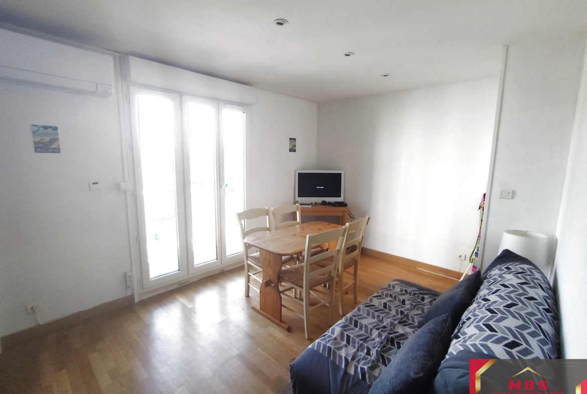 Appartement T2 cabine de 27 m² à Argelès-sur-Mer à seulement 200 m des plages 
