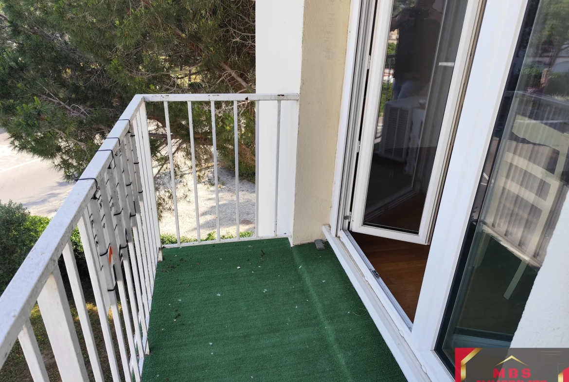 Appartement T2 cabine de 27 m² à Argelès-sur-Mer à seulement 200 m des plages 