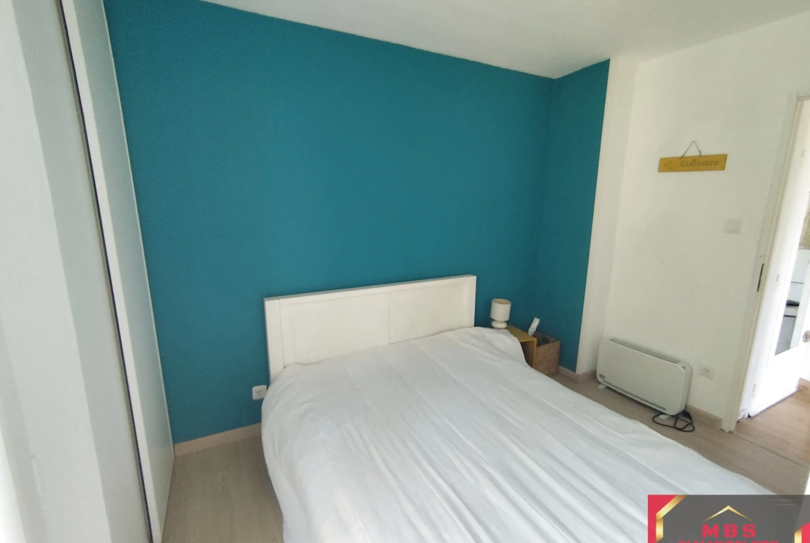 Appartement T2 cabine de 27 m² à Argelès-sur-Mer à seulement 200 m des plages 