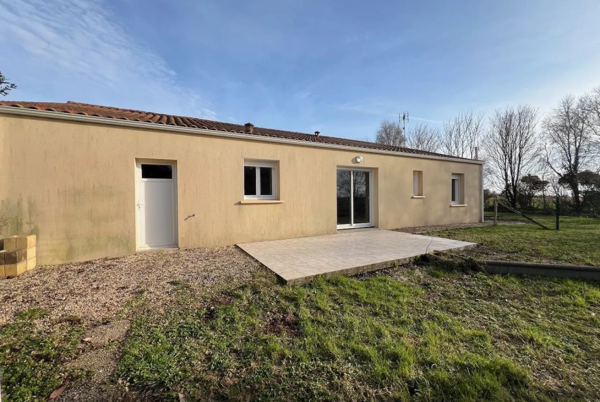 Charmante maison de plain-pied à proximité de Saint Jean d'Hermine - 92 m² 
