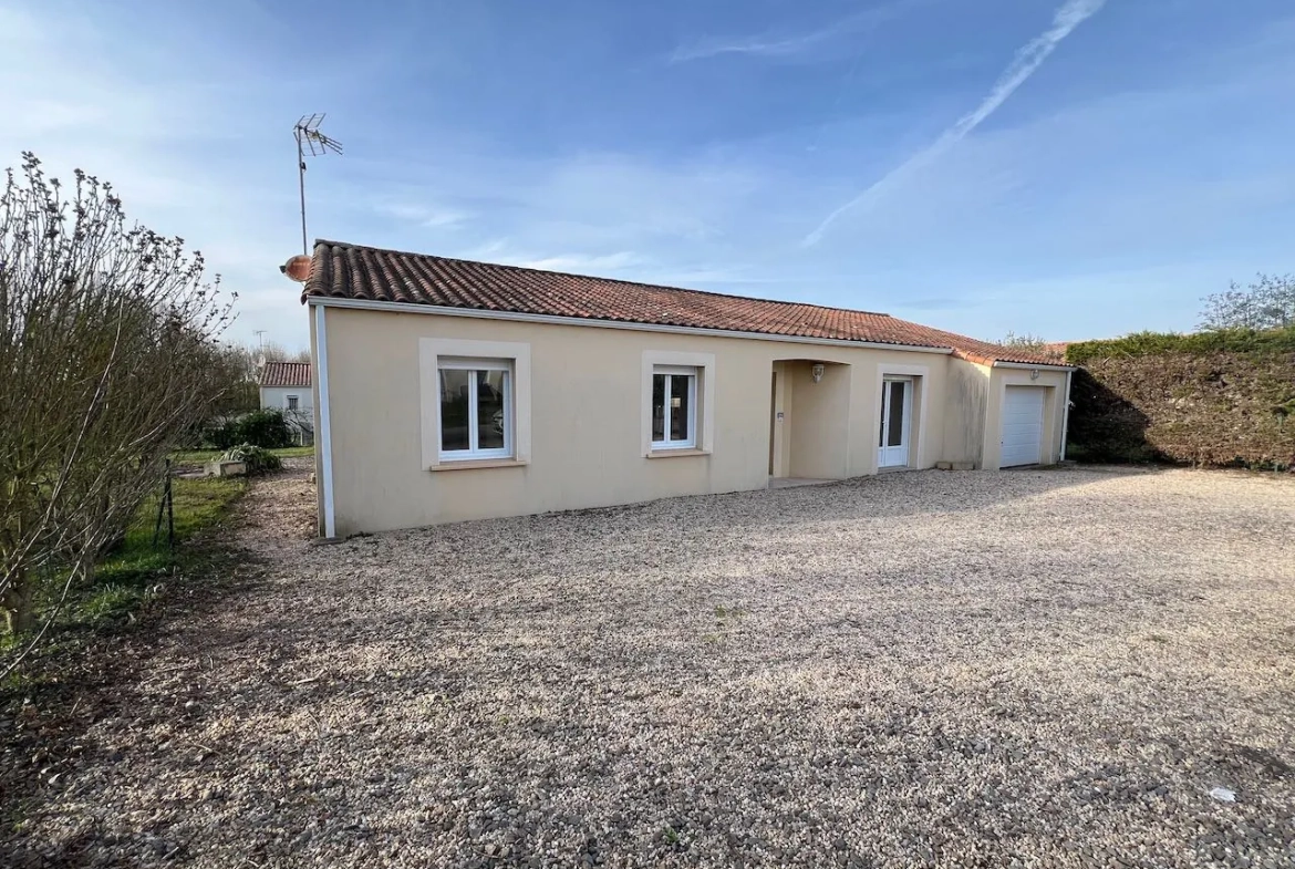 Charmante maison de plain-pied à proximité de Saint Jean d'Hermine - 92 m² 