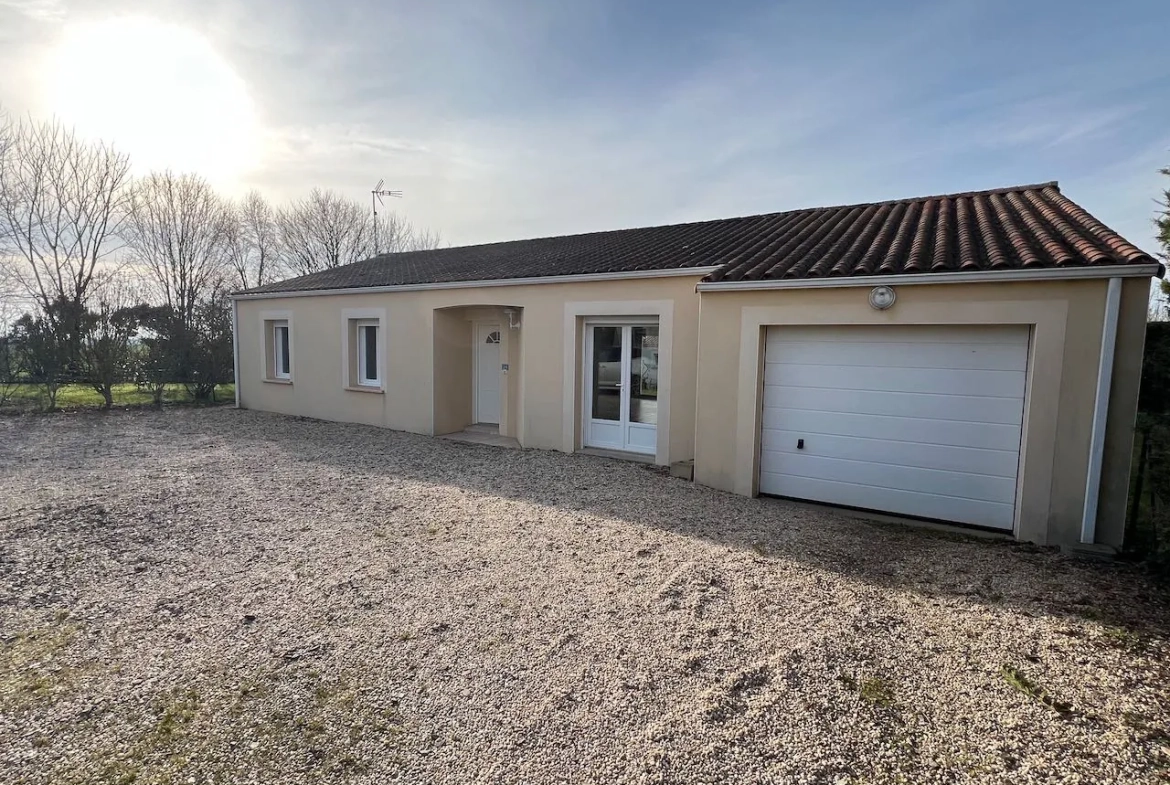 Charmante maison de plain-pied à proximité de Saint Jean d'Hermine - 92 m² 