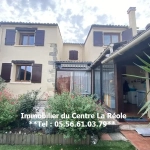Maison de ville de 150 m² avec terrasses et garage à La Réole
