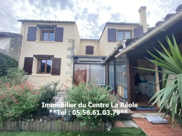 Maison de ville de 150 m² avec terrasses et garage à La Réole