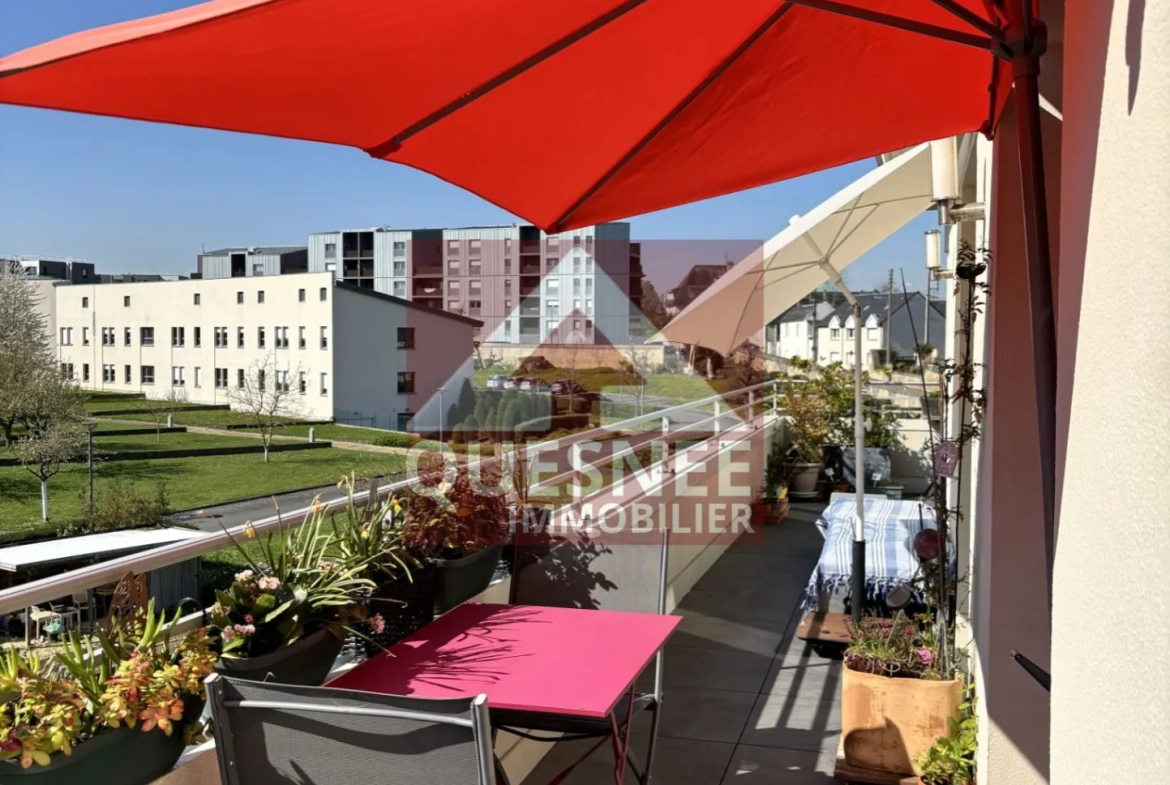 Appartement 5 pièces avec terrasse à Vaucelles, Caen - Lumineux et proche centre-ville 