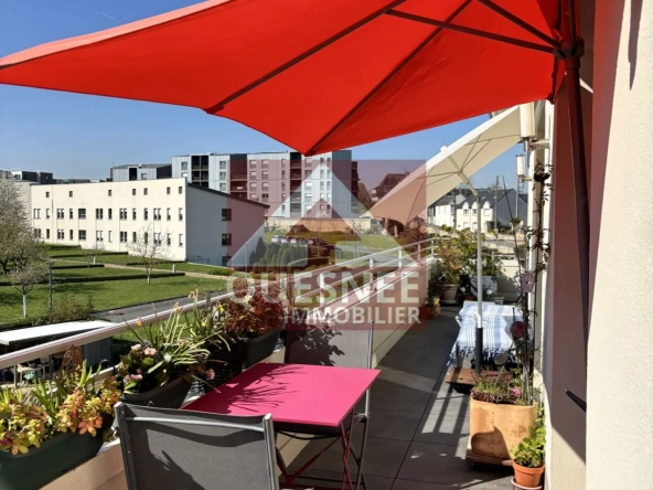 Appartement 5 pièces avec terrasse à Vaucelles, Caen - Lumineux et proche centre-ville