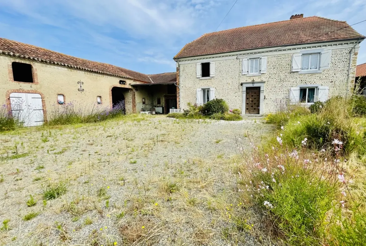 Magnifique corps de ferme à Estirac avec vue imprenable sur les Pyrénées 