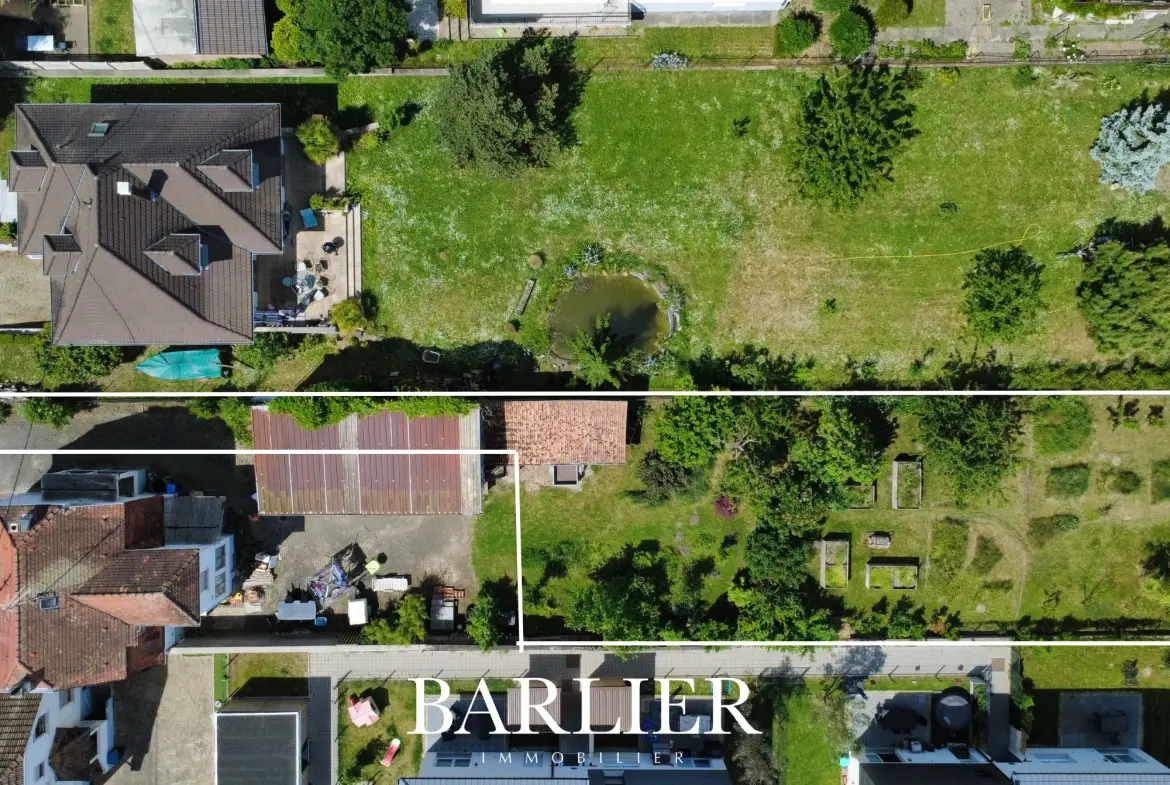 Terrains à vendre à Geispolsheim Gare : terrain constructible en retrait de la rue 