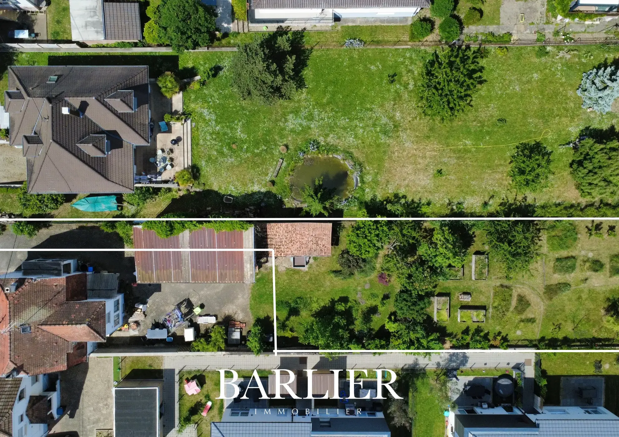 Terrains à vendre à Geispolsheim Gare : terrain constructible en retrait de la rue 