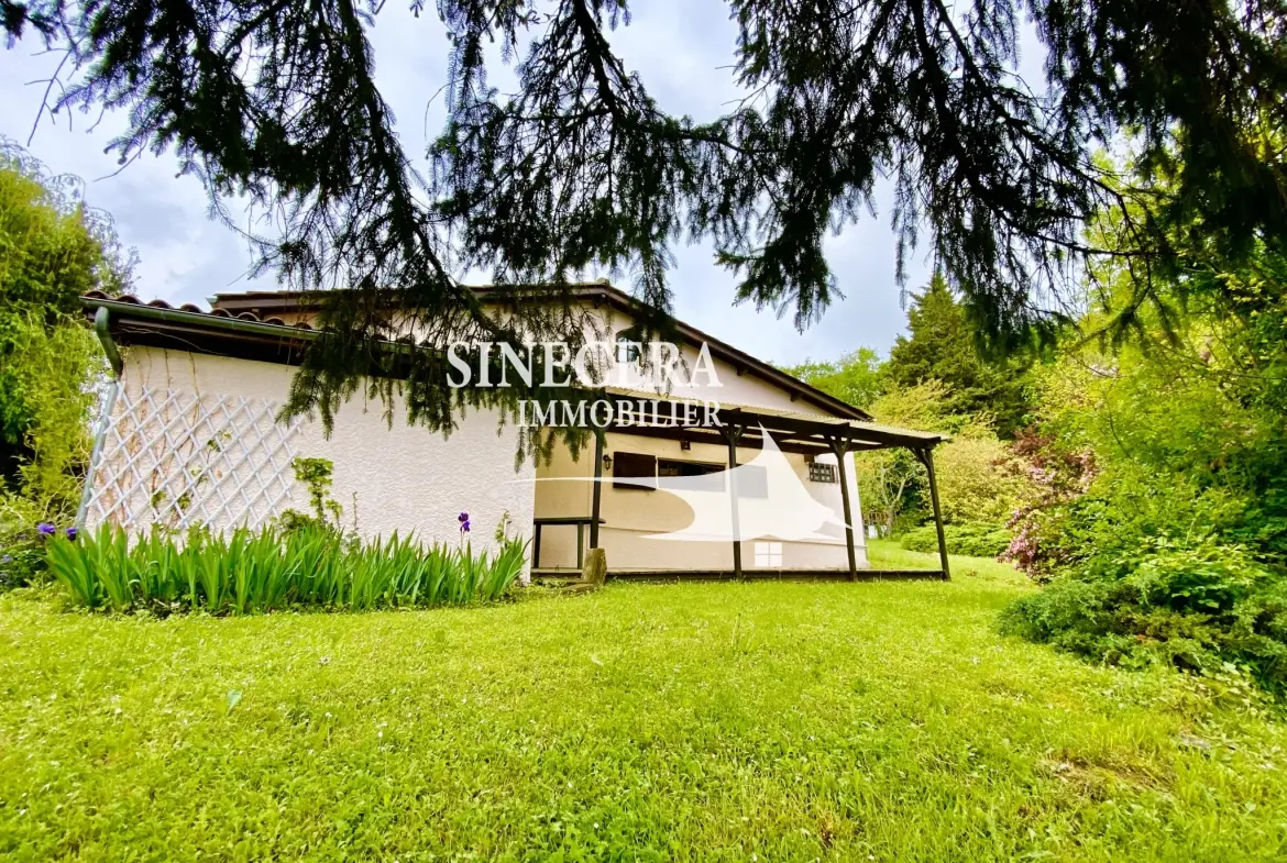 Maison de campagne de 110 m² à Thénac près de Sigoulès, vue vignobles 