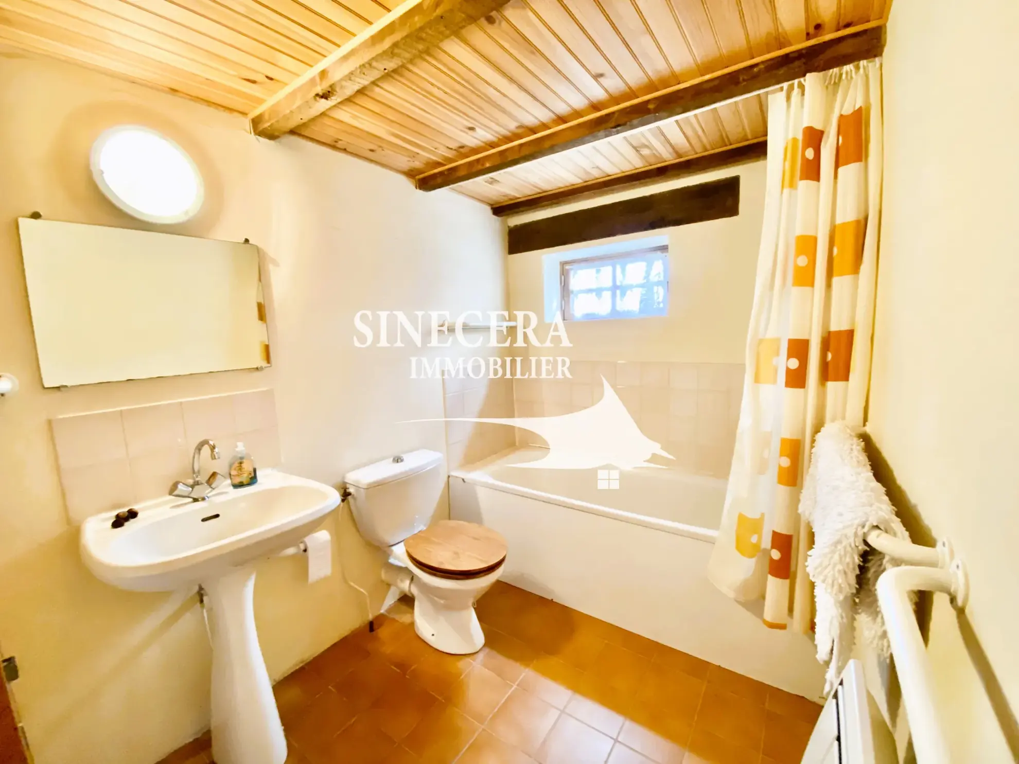 Maison de campagne de 110 m² à Thénac près de Sigoulès, vue vignobles 
