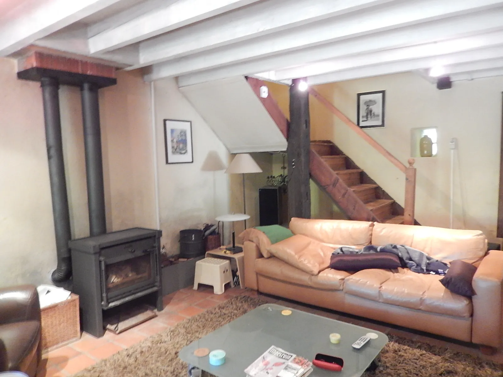 Maison individuelle isolée avec grange et vue sur la vallée à Loddes 