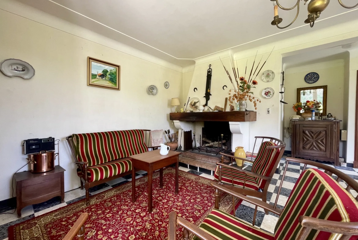 Maison à vendre à Ansost avec grand parc et potentiel de rénovation près de Vic-en-Bigorre 