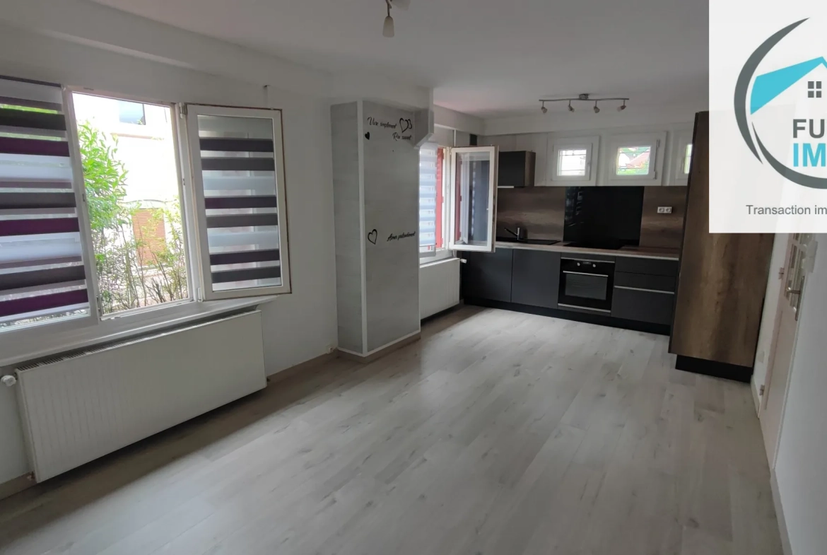 Maison mitoyenne 73m² à Sainte-Suzanne, proche Montbéliard 