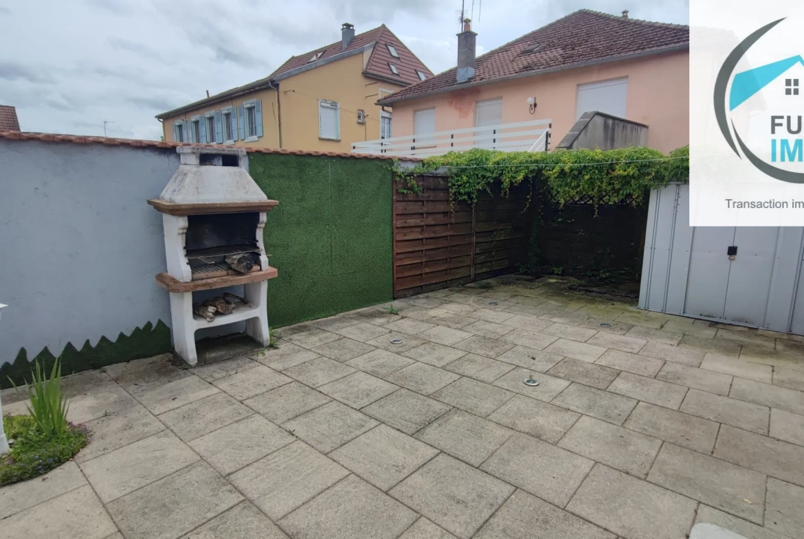 Maison mitoyenne 73m² à Sainte-Suzanne, proche Montbéliard 