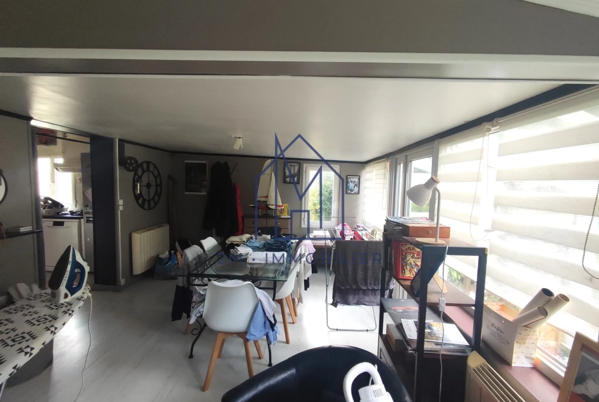 Maison atypique avec petite vue mer à Le Tréport – 4 chambres et terrain de 903 m² 