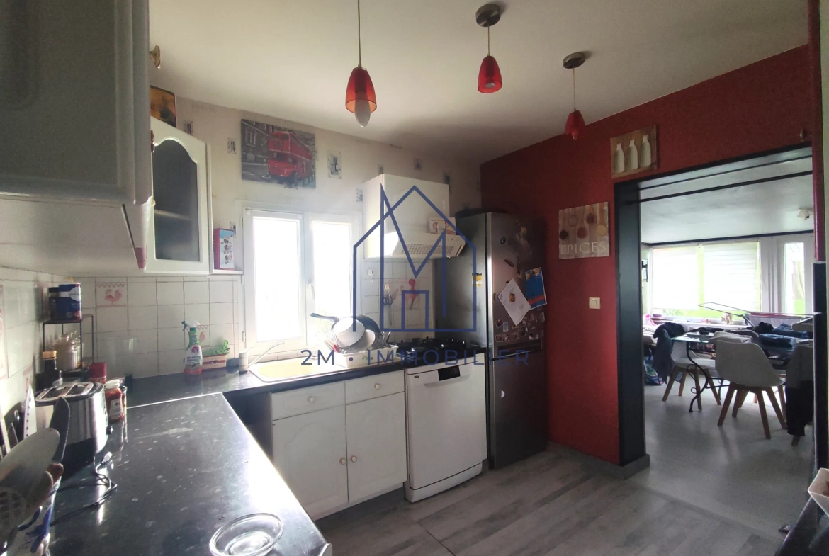 Maison atypique avec petite vue mer à Le Tréport – 4 chambres et terrain de 903 m² 