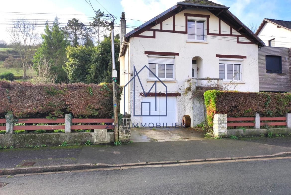 Maison atypique avec petite vue mer à Le Tréport – 4 chambres et terrain de 903 m² 