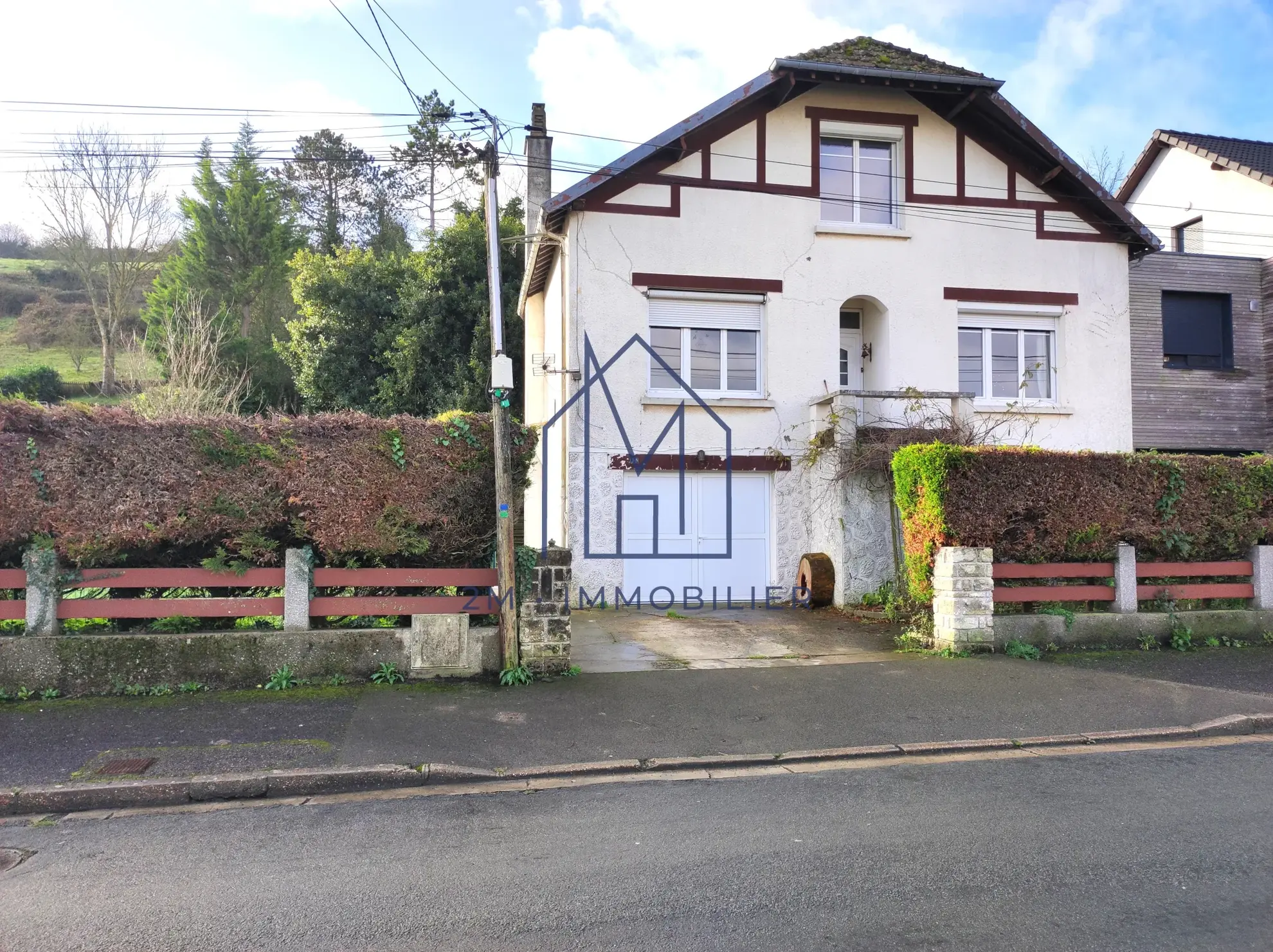 Maison atypique avec petite vue mer à Le Tréport – 4 chambres et terrain de 903 m² 