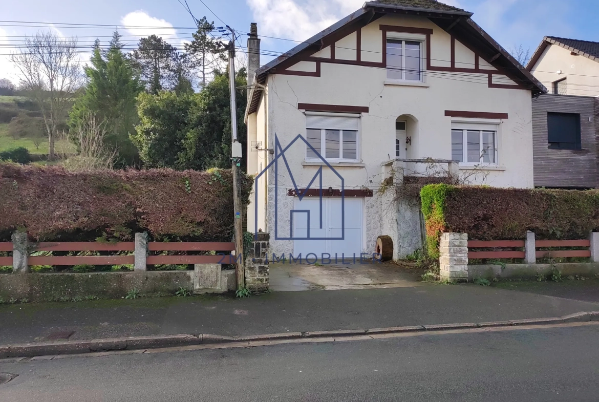 Maison atypique avec petite vue mer à Le Tréport – 4 chambres et terrain de 903 m² 