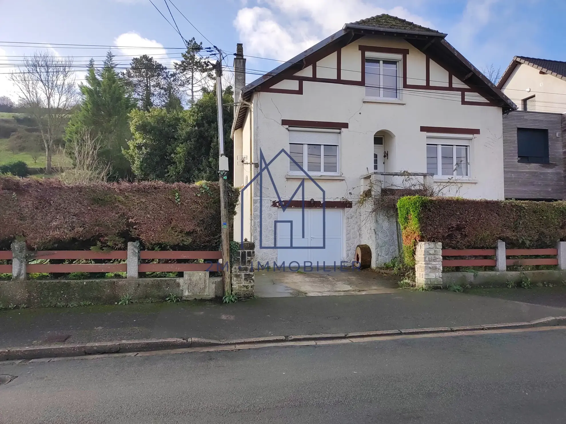 Maison atypique avec petite vue mer à Le Tréport – 4 chambres et terrain de 903 m² 