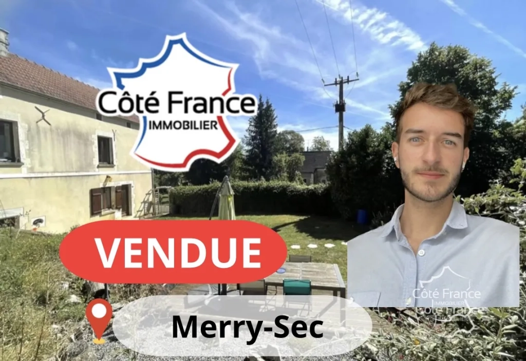 Superbe maison de 2 chambres avec grand jardin à proximité d'Auxerre