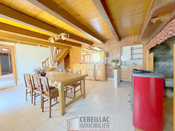 Maison authentique à vendre proche d'Allanche avec grand extérieur et potentiel