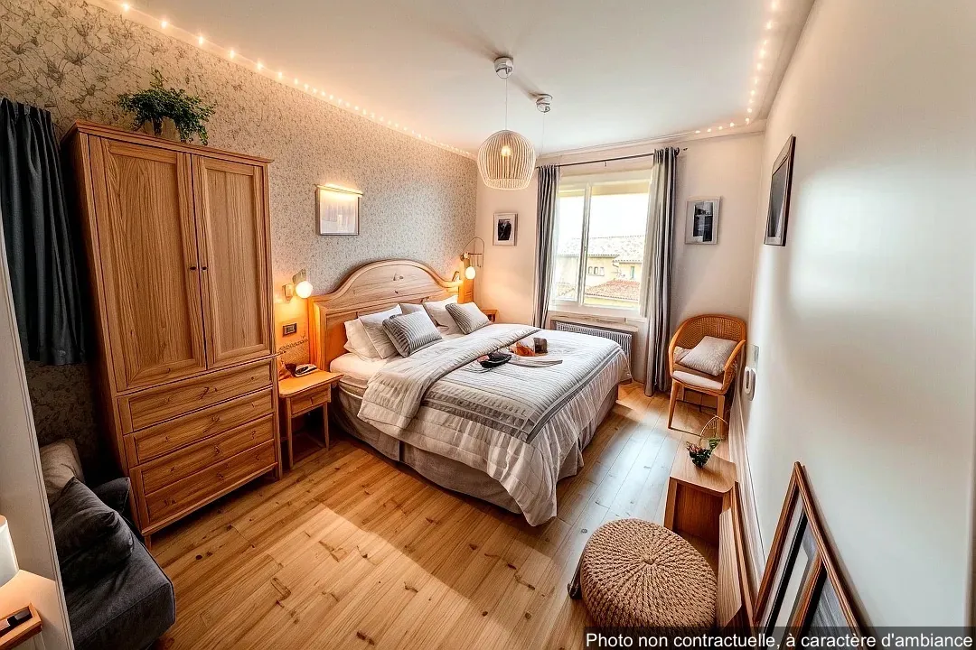 Maison à rénover avec joli terrain à Laudun l'Ardoise 
