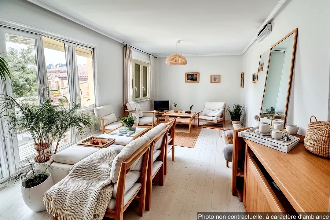 Maison à rénover avec joli terrain à Laudun l'Ardoise 