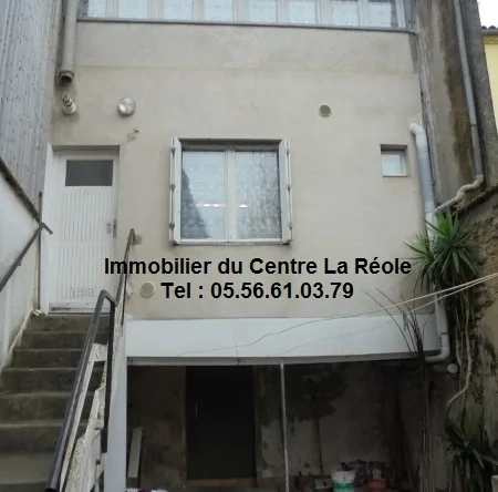 Maison de ville de 100 m² avec cour à La Réole – Investissement ou premier achat