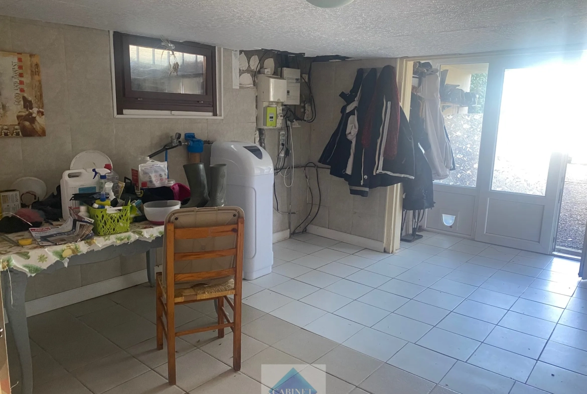 Maison à vendre avec jardin et sous-sol à Tocqueville sur Eu 