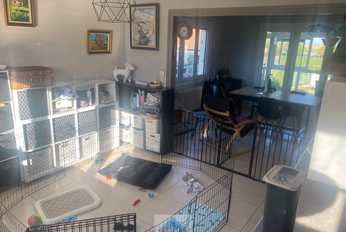 Maison à vendre avec jardin et sous-sol à Tocqueville sur Eu 