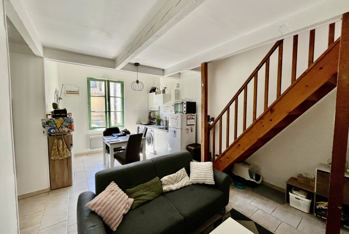 À vendre immeuble en centre-ville de Sommières avec 3 appartements et garage 
