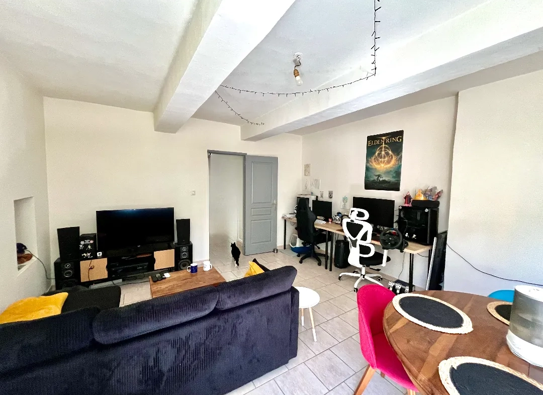 À vendre immeuble en centre-ville de Sommières avec 3 appartements et garage 