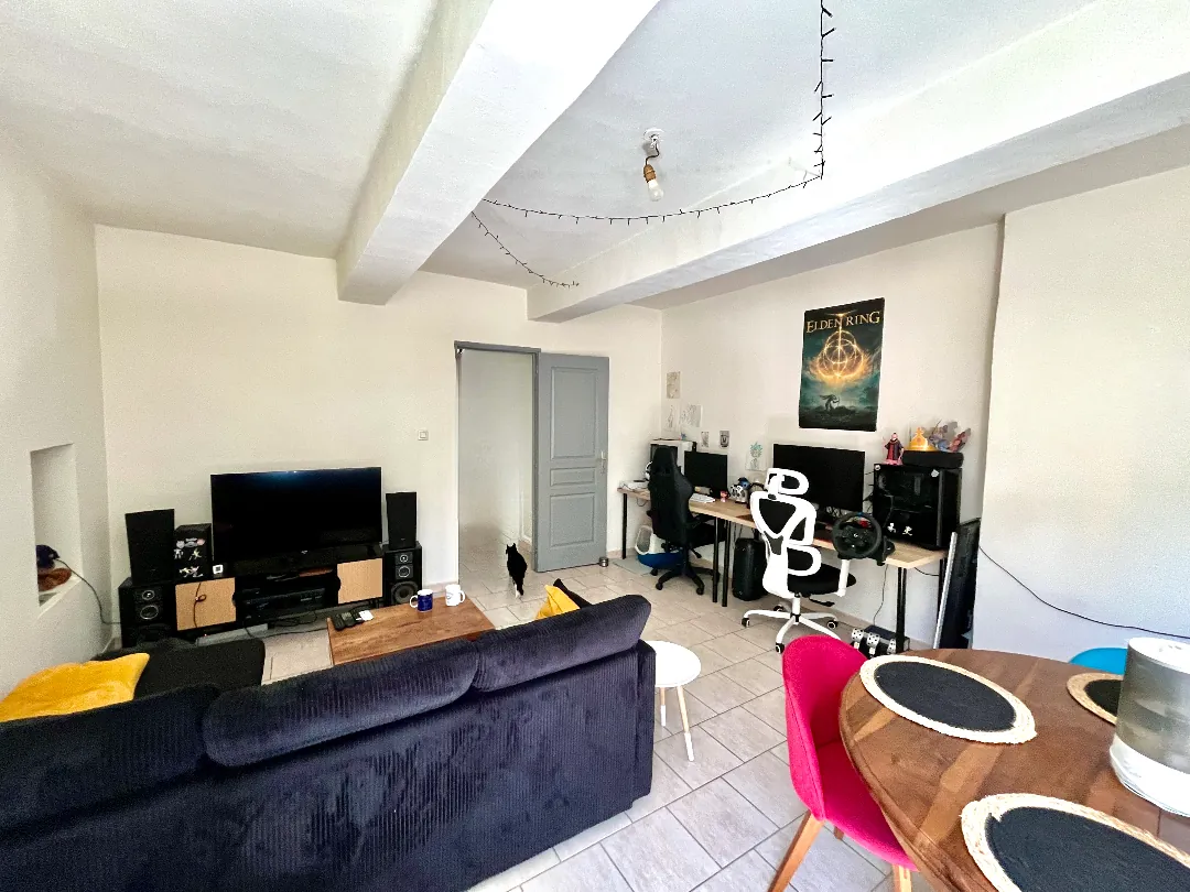 À vendre immeuble en centre-ville de Sommières avec 3 appartements et garage 