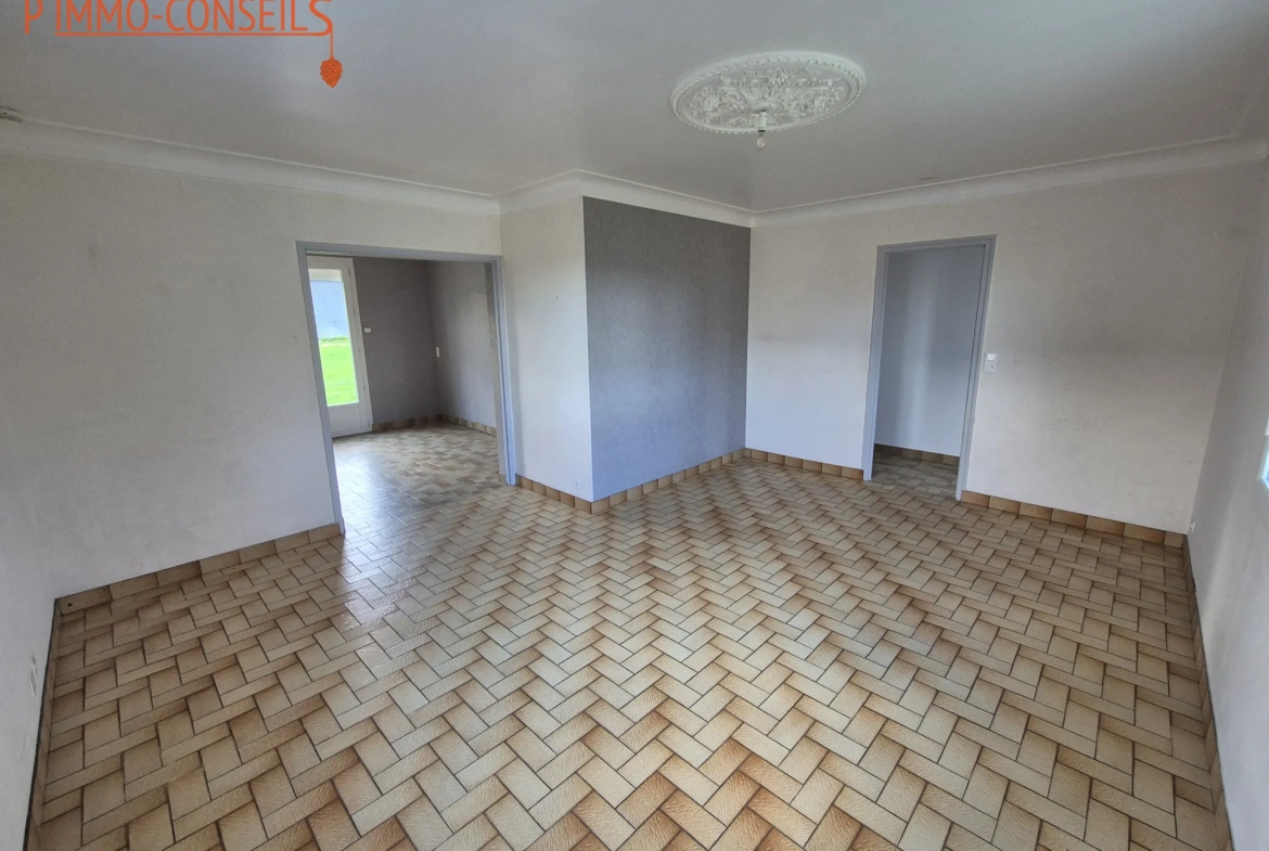 Maison 3 chambres avec jardin et garage en vente à Saint Vincent des Landes 