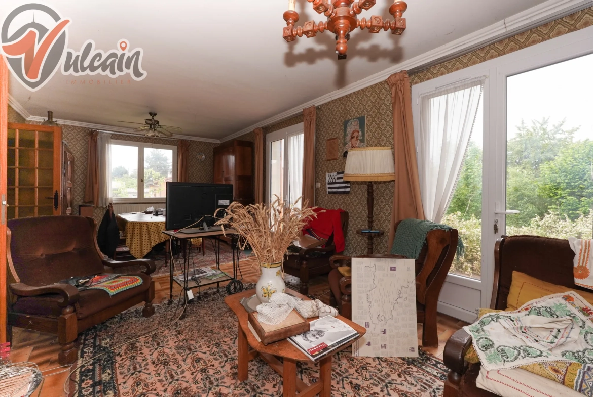 Maison à Vertaizon de 130 m² avec terrain de 887 m² à rénover 