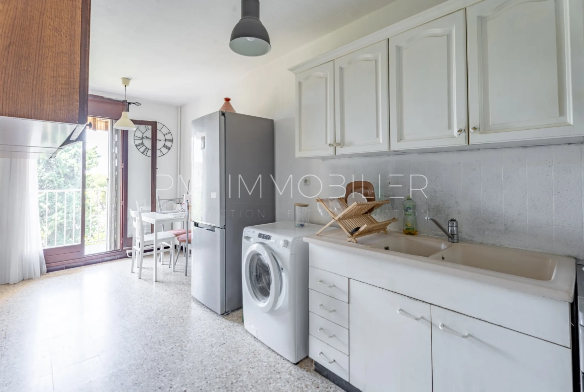 Appartement 3 pièces avec balcon et parking à Marseille - La Fourragère 