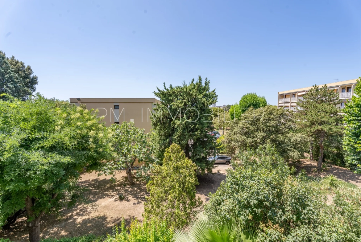 Appartement 3 pièces avec balcon et parking à Marseille - La Fourragère 