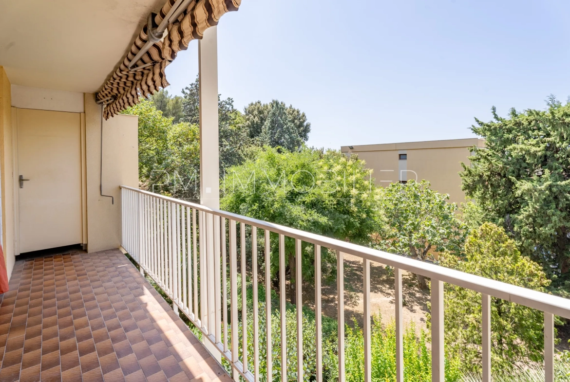 Appartement 3 pièces avec balcon et parking à Marseille - La Fourragère 