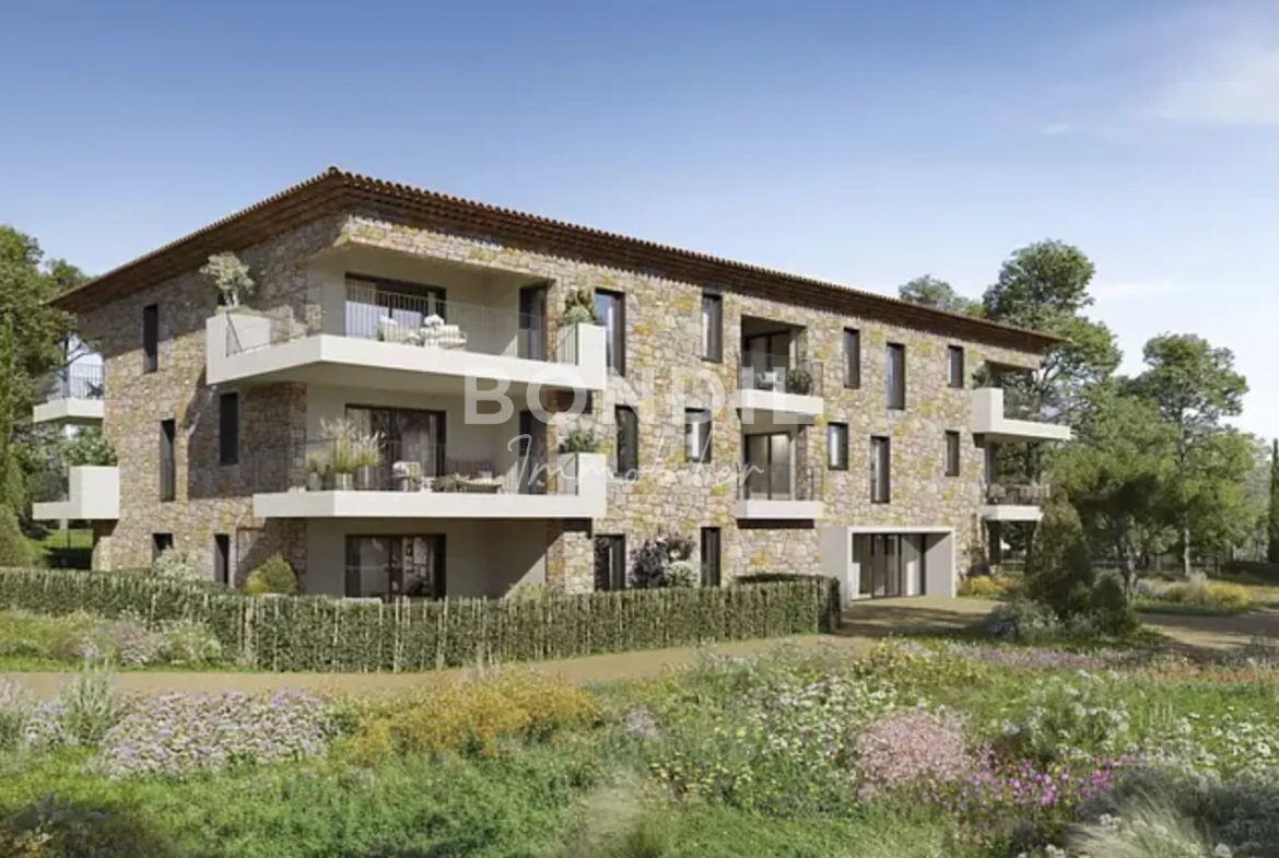 Appartement T1 avec terrasse et parking à Eguilles, proximité Aix-en-Provence 
