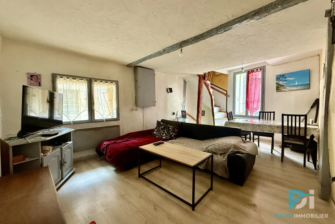 Maison de village à Saint-Thibéry de 54 m², 2 chambres, idéal pour premier achat ou investissement 