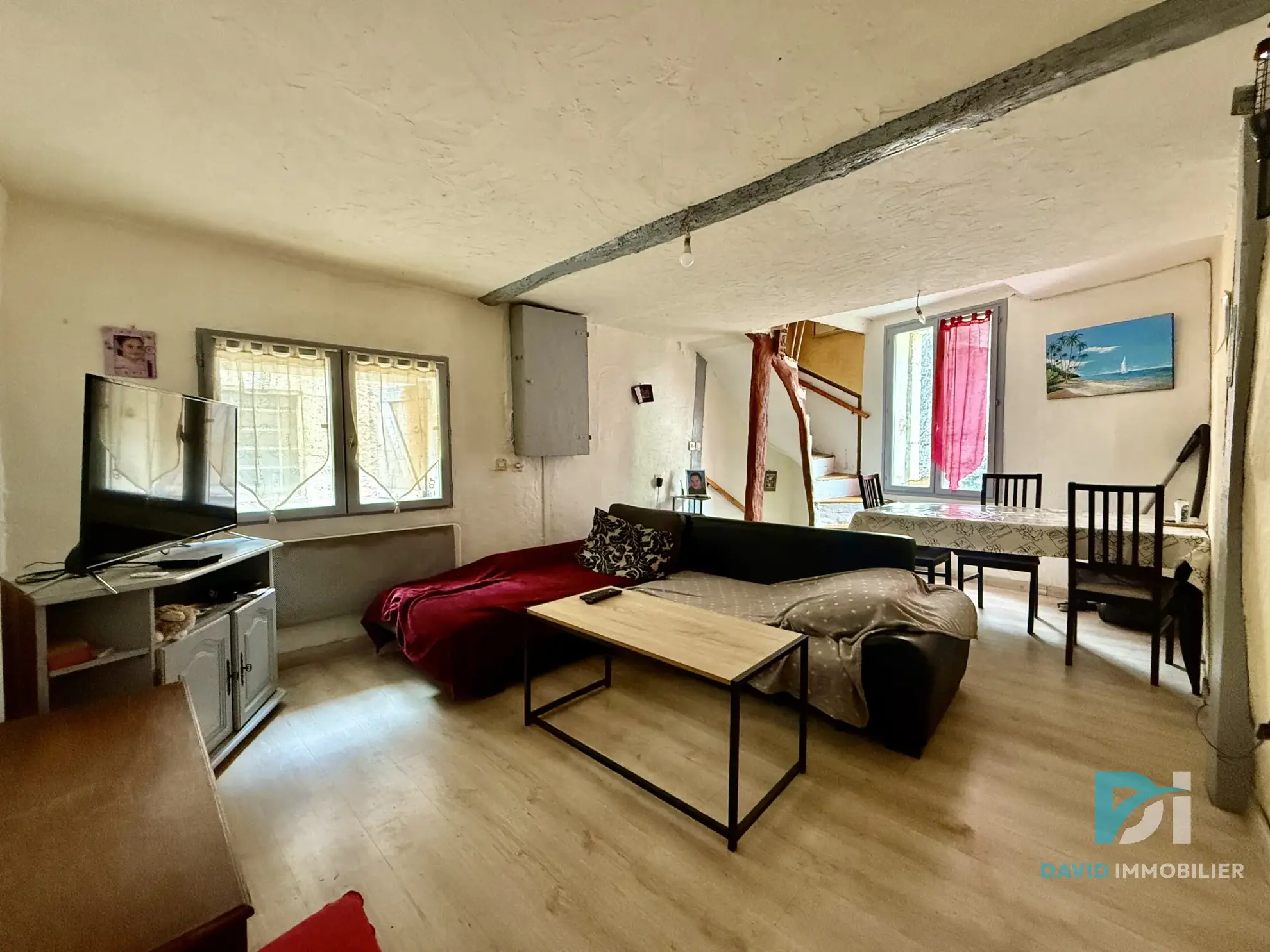 Maison de village à Saint-Thibéry de 54 m², 2 chambres, idéal pour premier achat ou investissement 