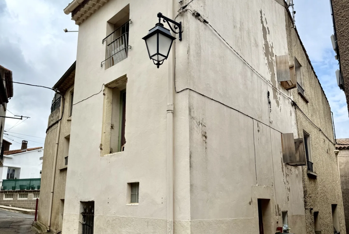 Maison de village à Saint-Thibéry de 54 m², 2 chambres, idéal pour premier achat ou investissement 