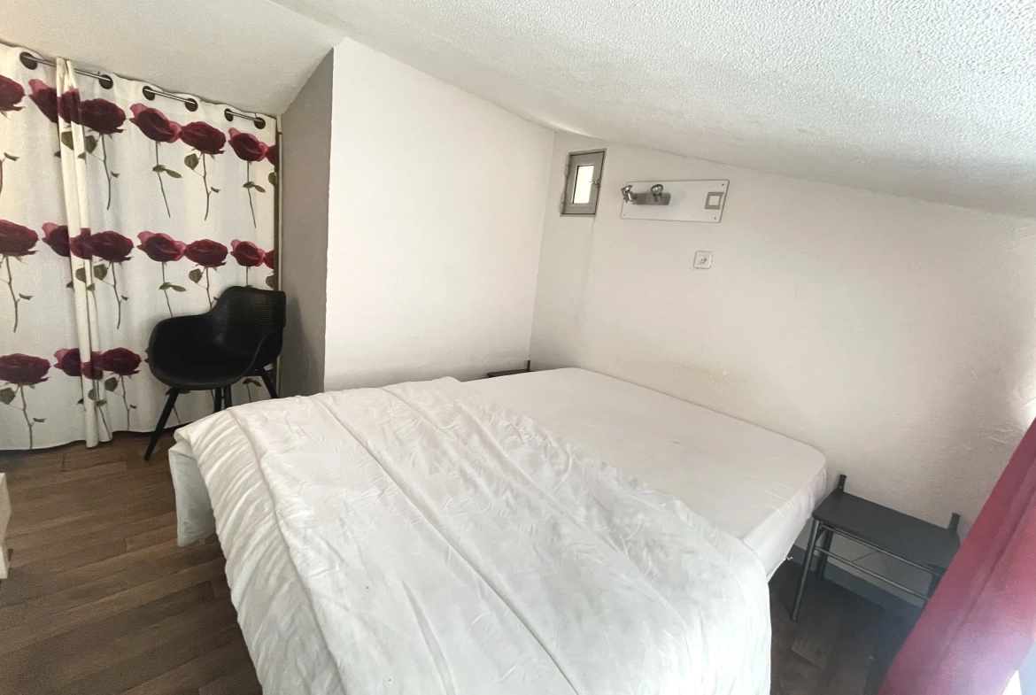 Appartement studio avec mezzanine et terrasse de 17 m² au Cap d'Agde 